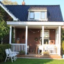 Bij dit huis is een erker achter de woning geplaat